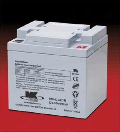 Picture of 12VOLT 50AMP BATTERY M50-12 SLD M