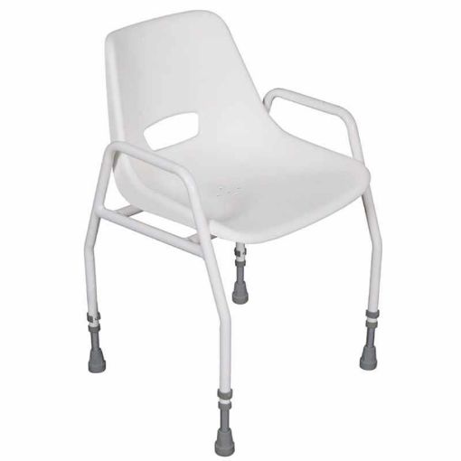 Picture of Foxton Shower Chair: adj height, stackable