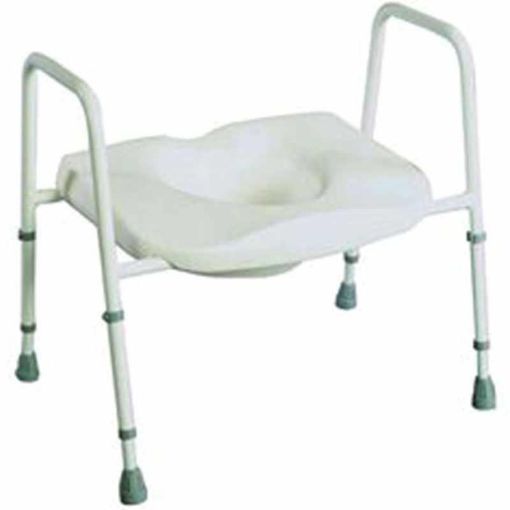 Picture of Heavy Duty Bariatric Raised Toilet Seat With Frame 