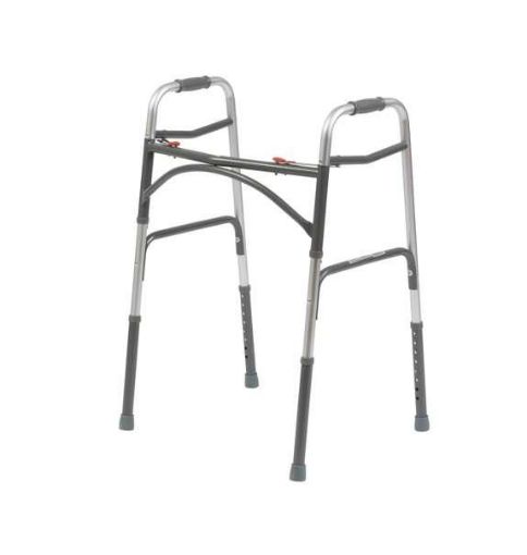 Picture of Bariatric aluminium folding walker, 2 button - packed 2's
