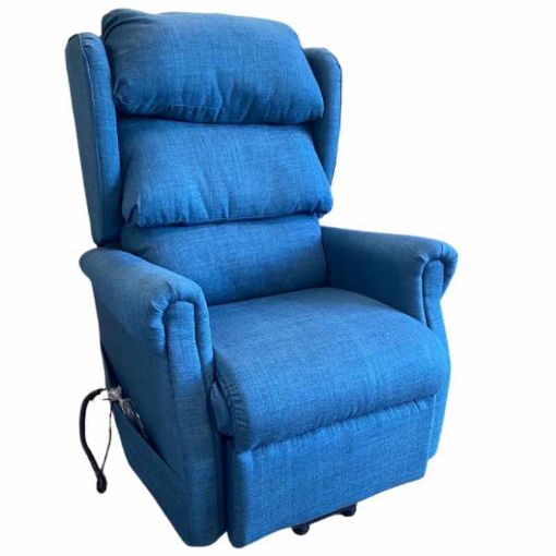 Picture of THE JOYCE Electric Lift/Recline Chair Dual Okin Motor - BLUE