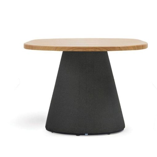 Teal Portobello Square Dining Table - Heavy Weighted Pedestal