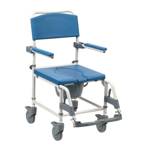 Picture of Aston Shower Commode Chair - Attendant Propelled