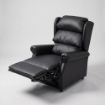 Picture of Joyce Riser Recliner - Black Faux Leather