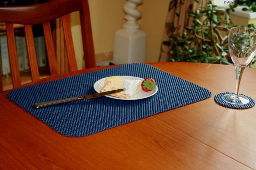Picture of Stayput Anti-Slip Fabric Tablemat And Coaster Set