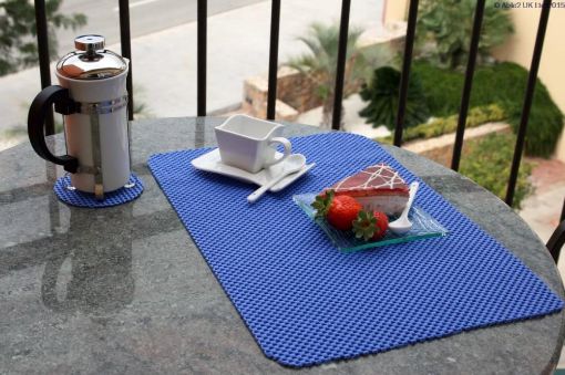 Picture of Stayput Anti-Slip Tablemat (x4) and Coaster (x4) Set