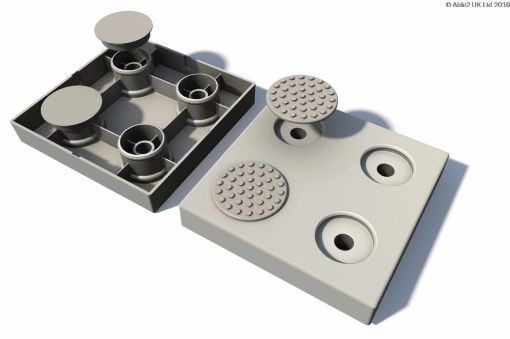 Picture of SecuCare Threshold Ramp - Anti Slip Caps x 14