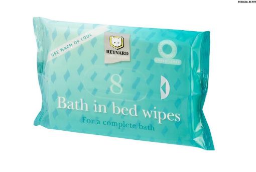 Picture of Bath in Bed Wipes - Pack of 8
