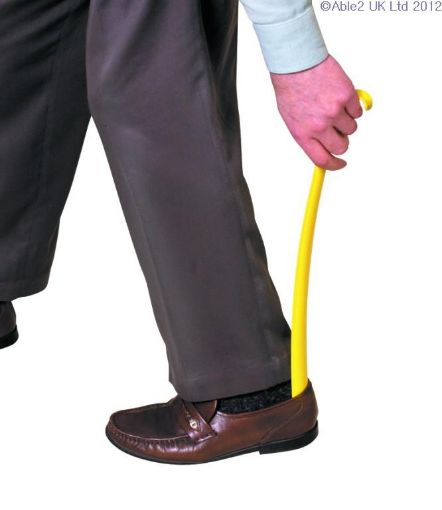 Picture of Plastic Shoehorn With Hook 