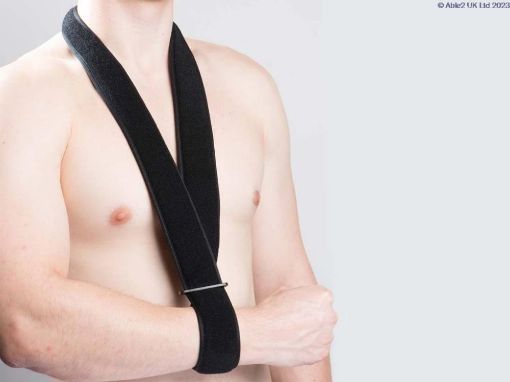 Picture of Kedley Orthopeadic Supports Advanced Foam Arm Sling (Black)