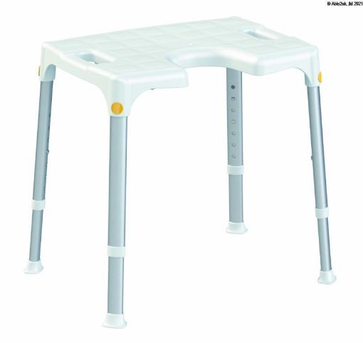 Picture of Rectangular shower chair with opening