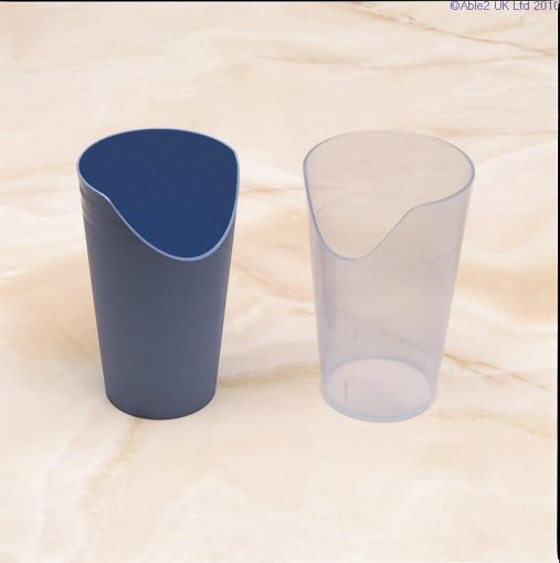 Picture of Nose Cut Out Glass - Turquoise