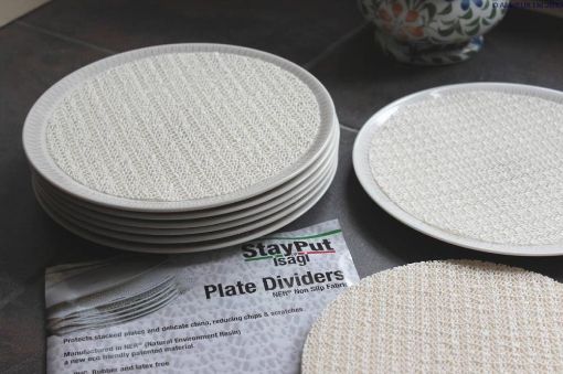 Picture of StayPut Plate Dividers - 18.5 x 18.5cm - White