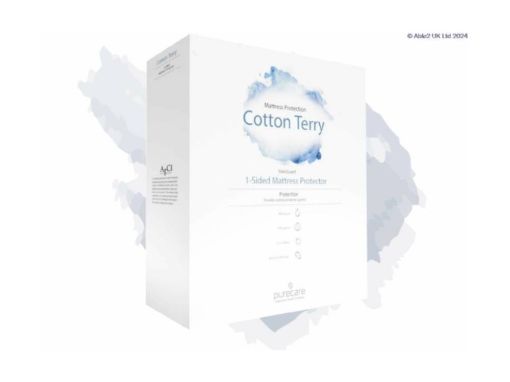Picture of Cotton Terry 1 Sided Mattress Protector