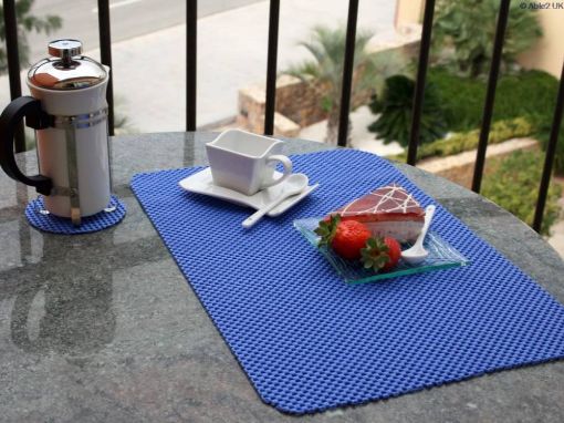 Picture of Anti-Slip Individual Table Mats & Coaster Sets-6 Places