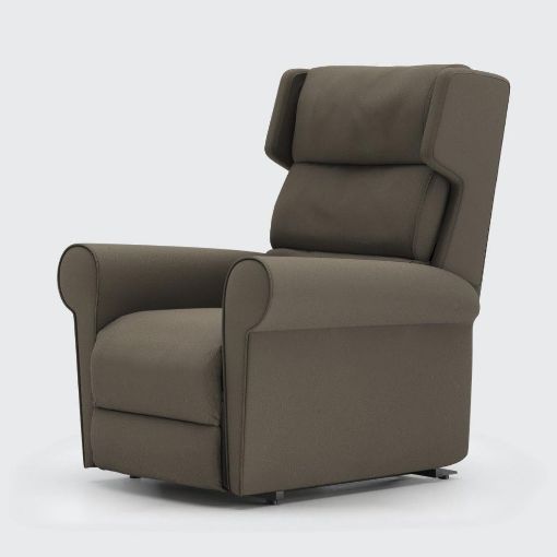 Picture of Flynn Riser Recliner Chair - Dual Motor - Standard - Mouse Leather Fabric