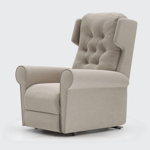 Picture of Albany Riser Recliner Chair - Dual Motor - Large - Linen Fabric