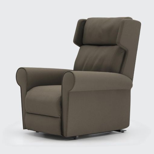 Picture of Vionna Riser Recliner Chair - Dual Motor - Petite - Mouse Leather